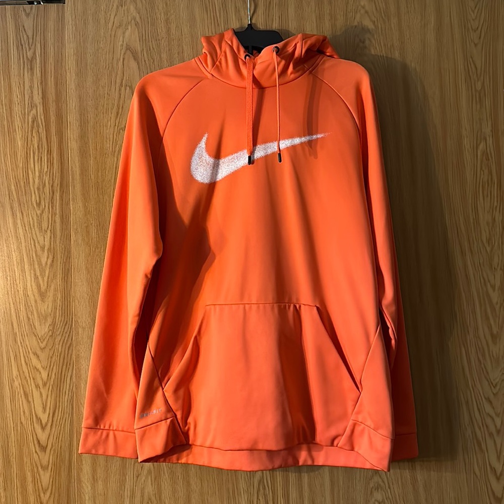 Men’s orange Nike sweatshirt